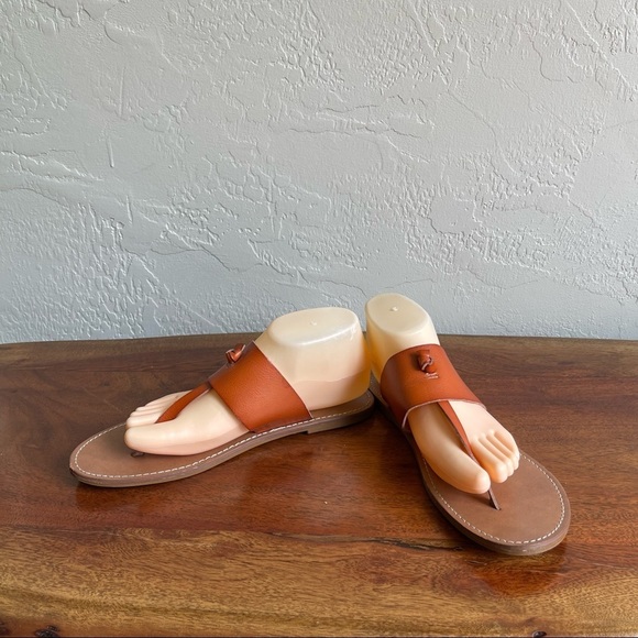 Massimo Supply Co.  Brow Leather‎ Sandals Size: 10 - Picture 2 of 6